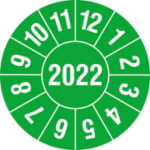 Jahreszahl Prüfplakette