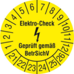 Prüfplakette