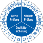Prüfplakette