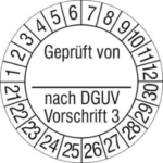 Prüfplakette